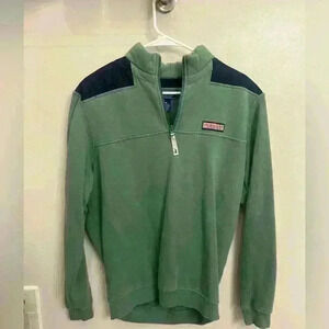 Woman's xs vineyard vines  relaxed Shep shirt green/blue